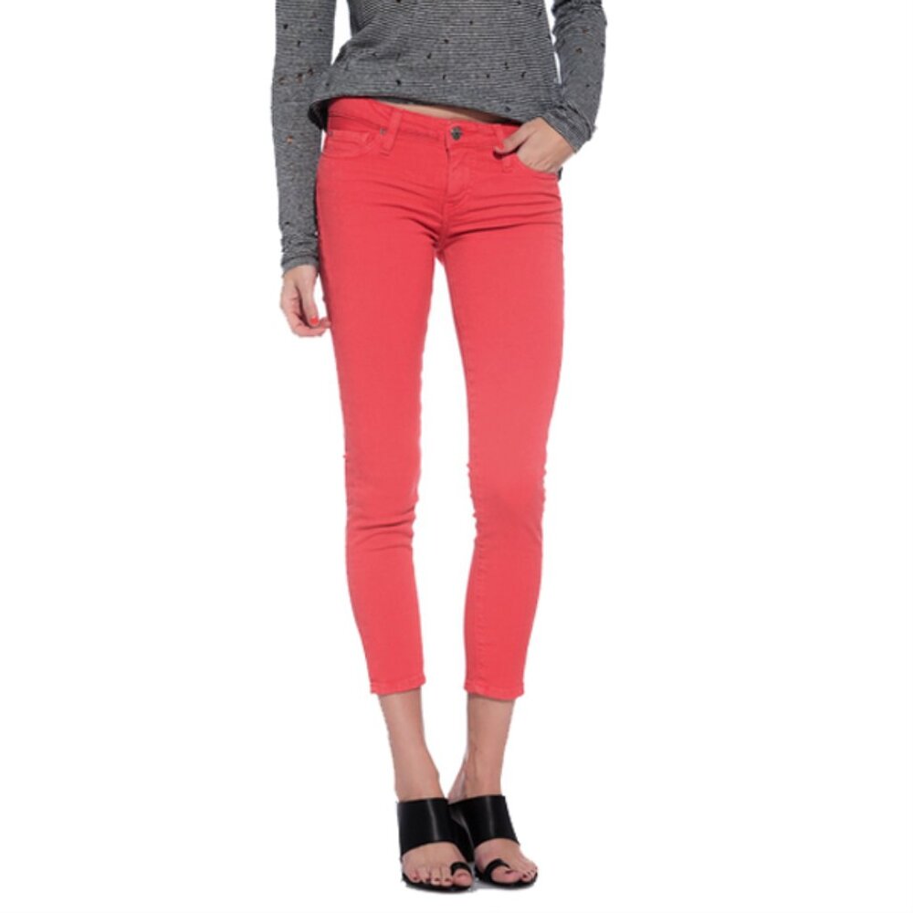 ❣️SOLD❣️ IRO Alyson Jeans Cropped  Red Stonewashed